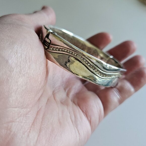 Brighton silver plated hinge bracelet